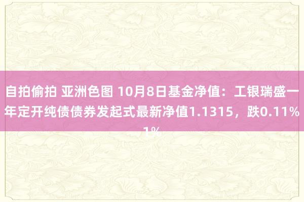 自拍偷拍 亚洲色图 10月8日基金净值：工银瑞盛一年定开纯债债券发起式最新净值1.1315，跌0.11%