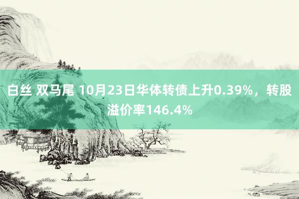 白丝 双马尾 10月23日华体转债上升0.39%，转股溢价率146.4%