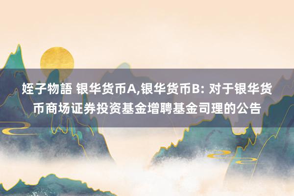 姪子物語 银华货币A，银华货币B: 对于银华货币商场证券投资基金增聘基金司理的公告